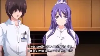 Big Titted Librarian Fucks the Client and Makes Him a Buttjob with her Big Ass | Hentai