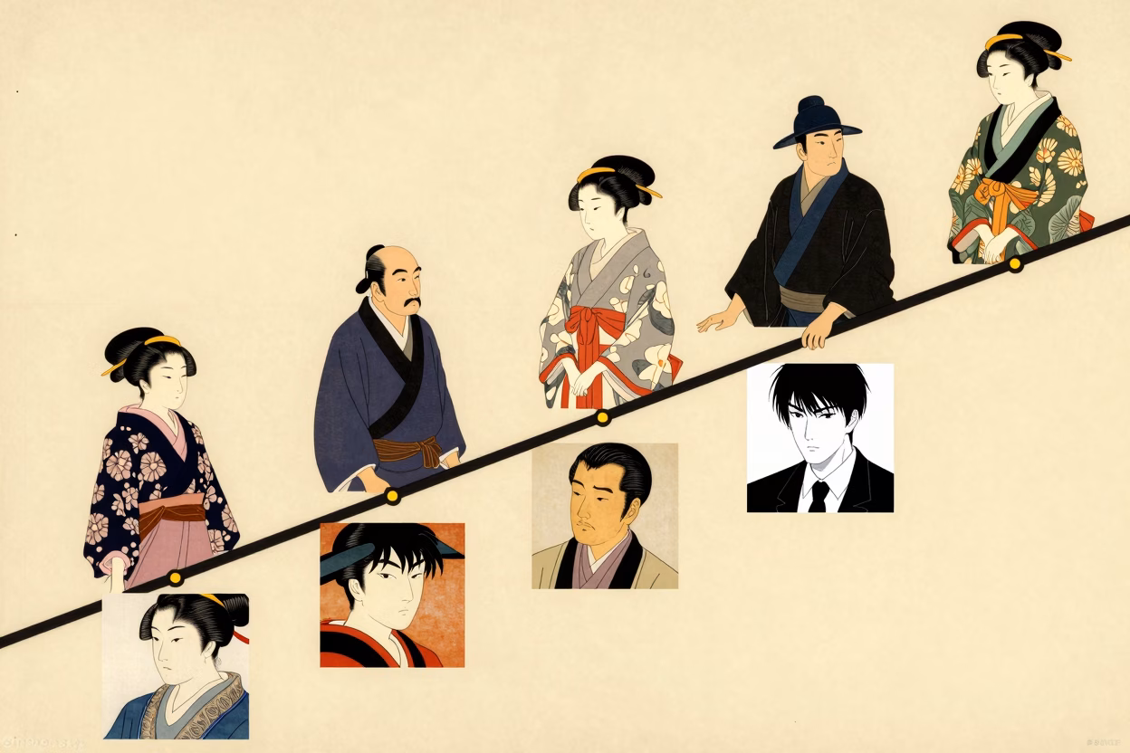 Évolution historique de l'art manga du ukiyo-e traditionnel au hentai moderne