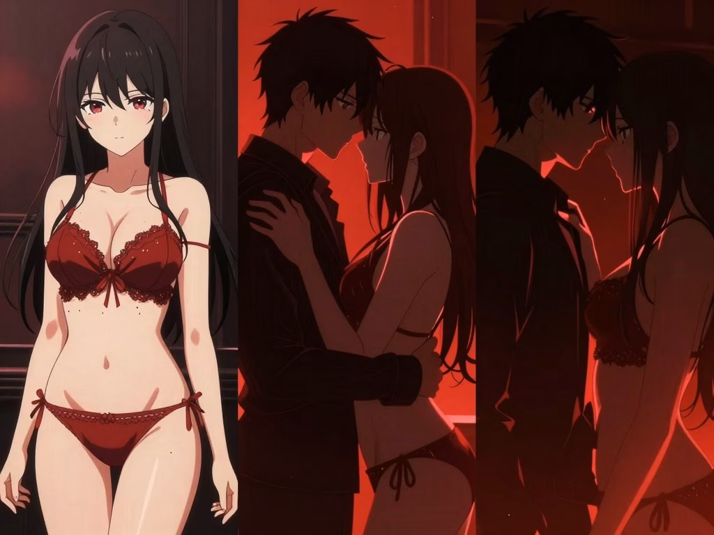 Illustration des trois types de NTR netorare netorase netori