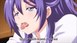 Big Titted Librarian Fucks the Client and Makes Him a Buttjob with her Big Ass | Hentai - Preview 13