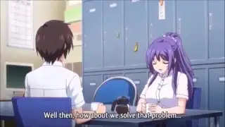 Big Titted Librarian Fucks the Client and Makes Him a Buttjob with her Big Ass | Hentai - Preview 16